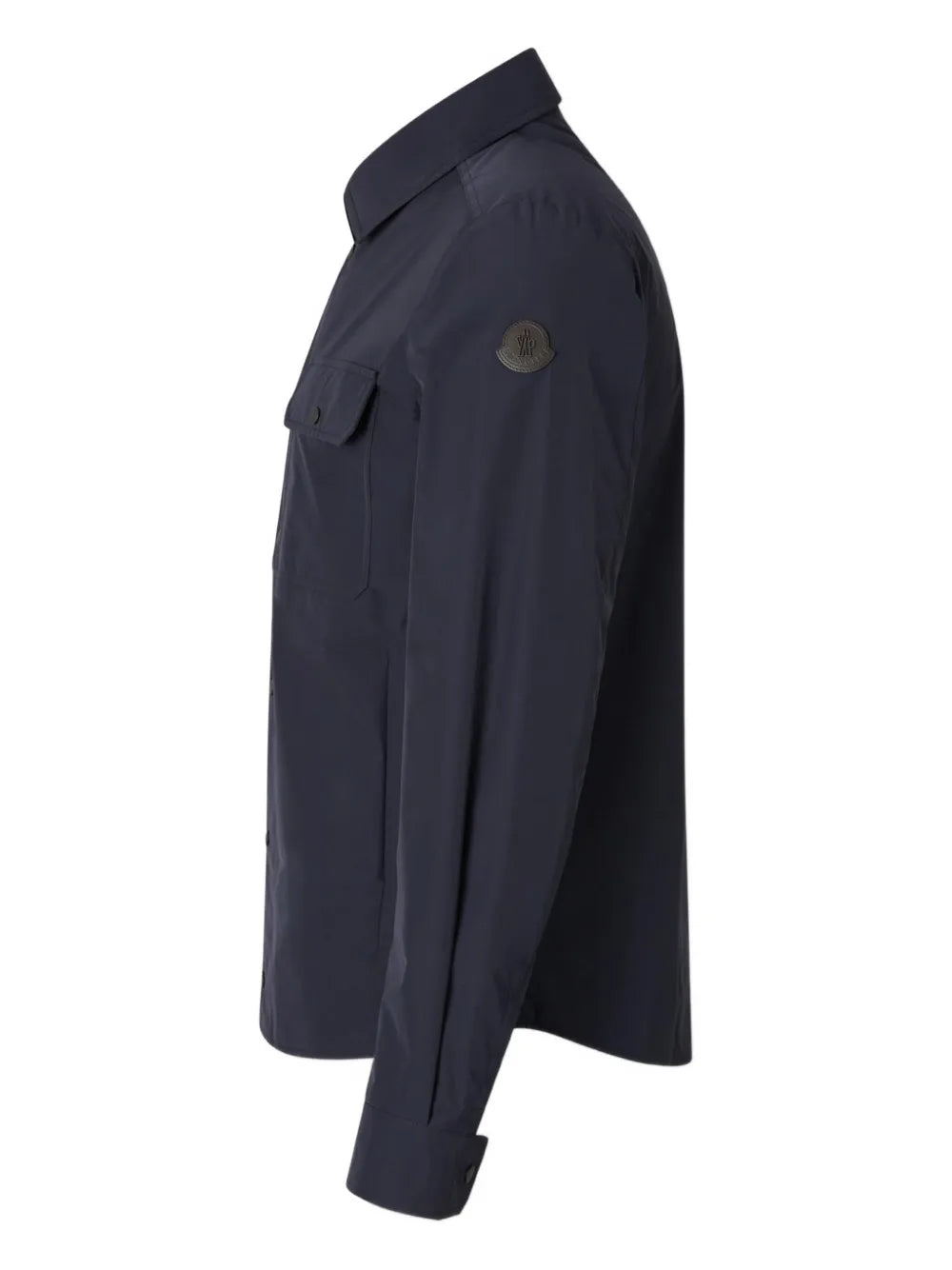 Flap-pocket shirt jacket