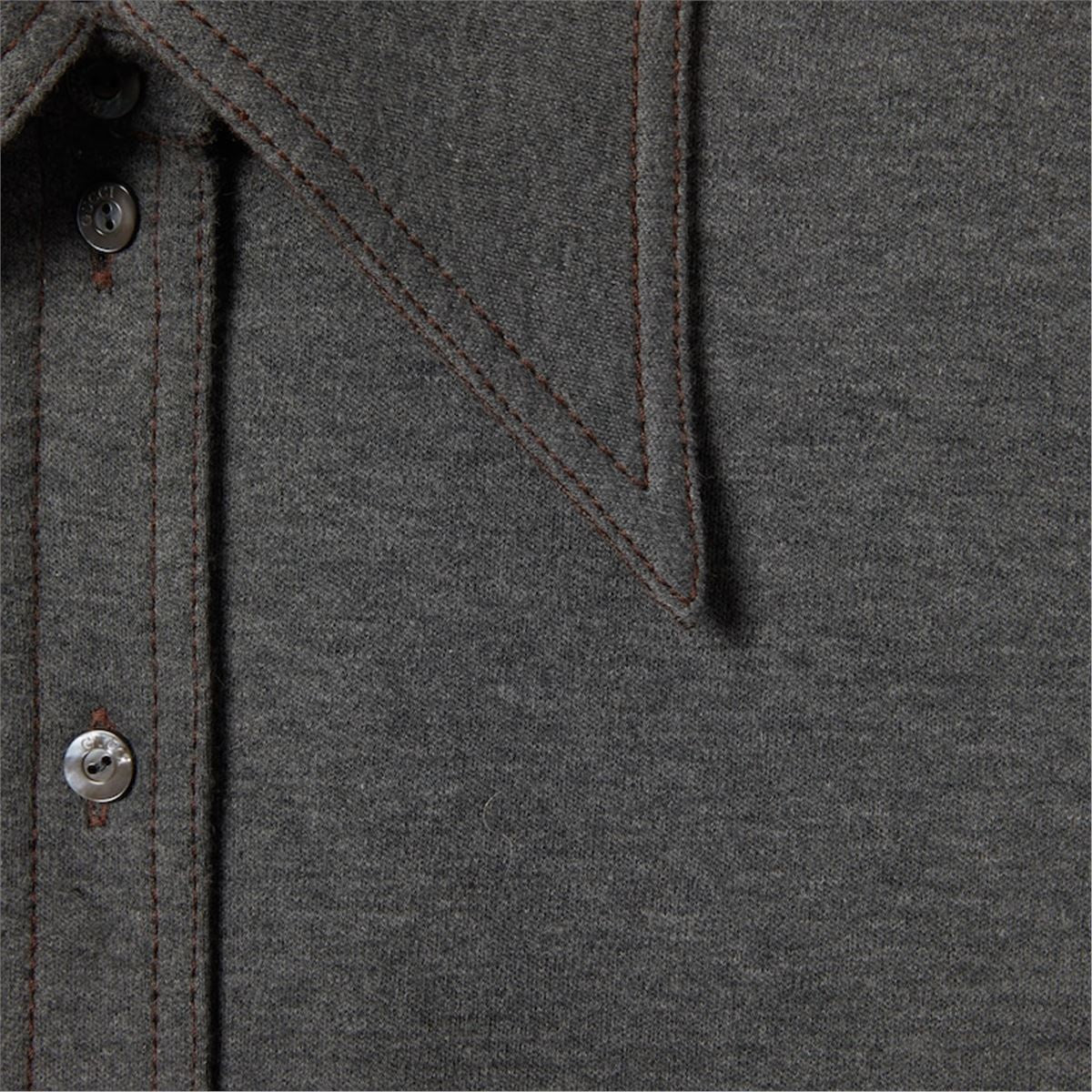 Wool cotton jersey shirt-GUCCI-Verso