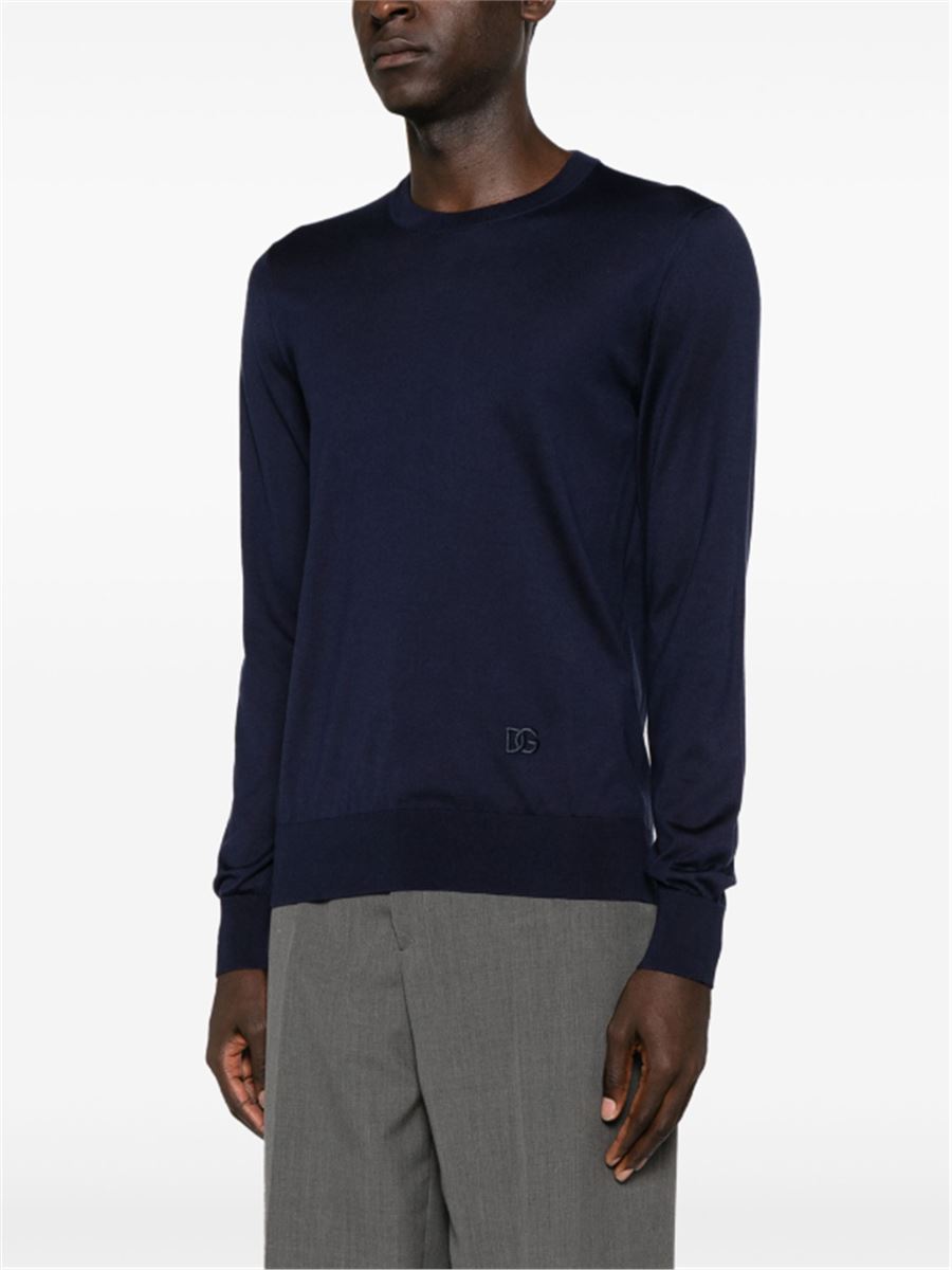 CREW-NECK SILK JUMPER DOLCE & GABBANA