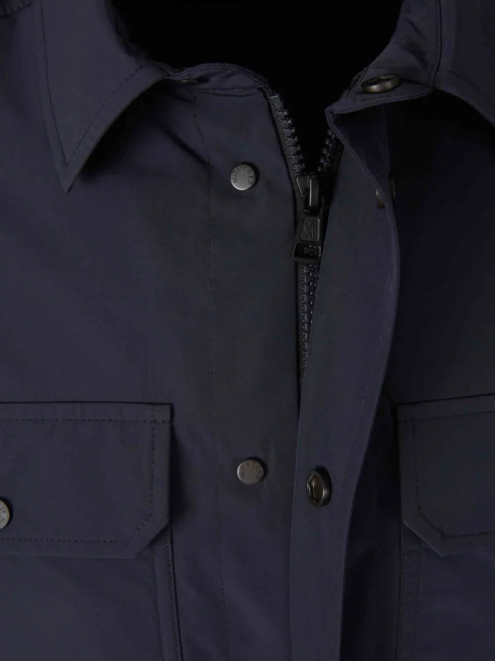 Flap-pocket shirt jacket