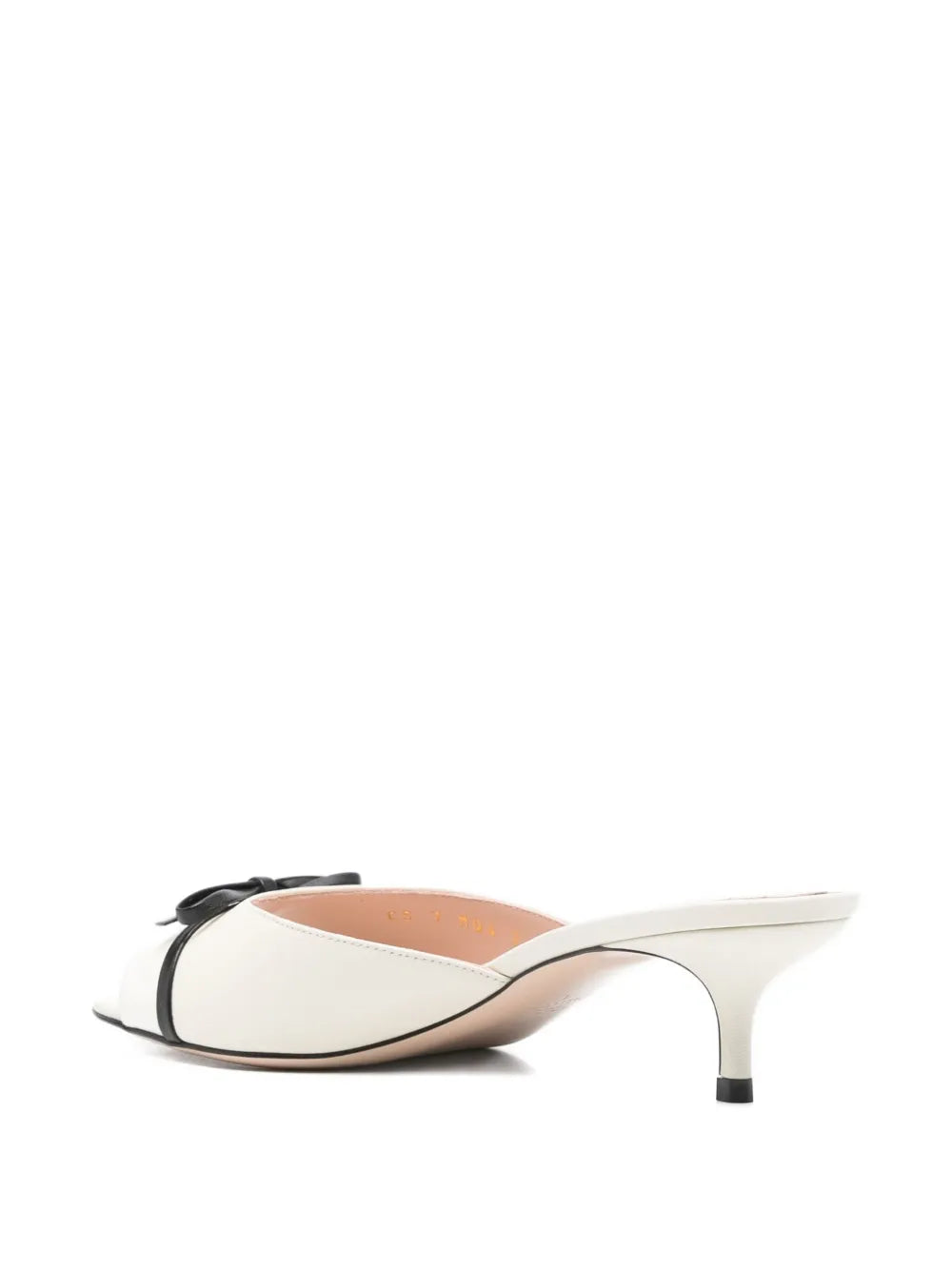 40mm bow-detail kitten-heel sandals