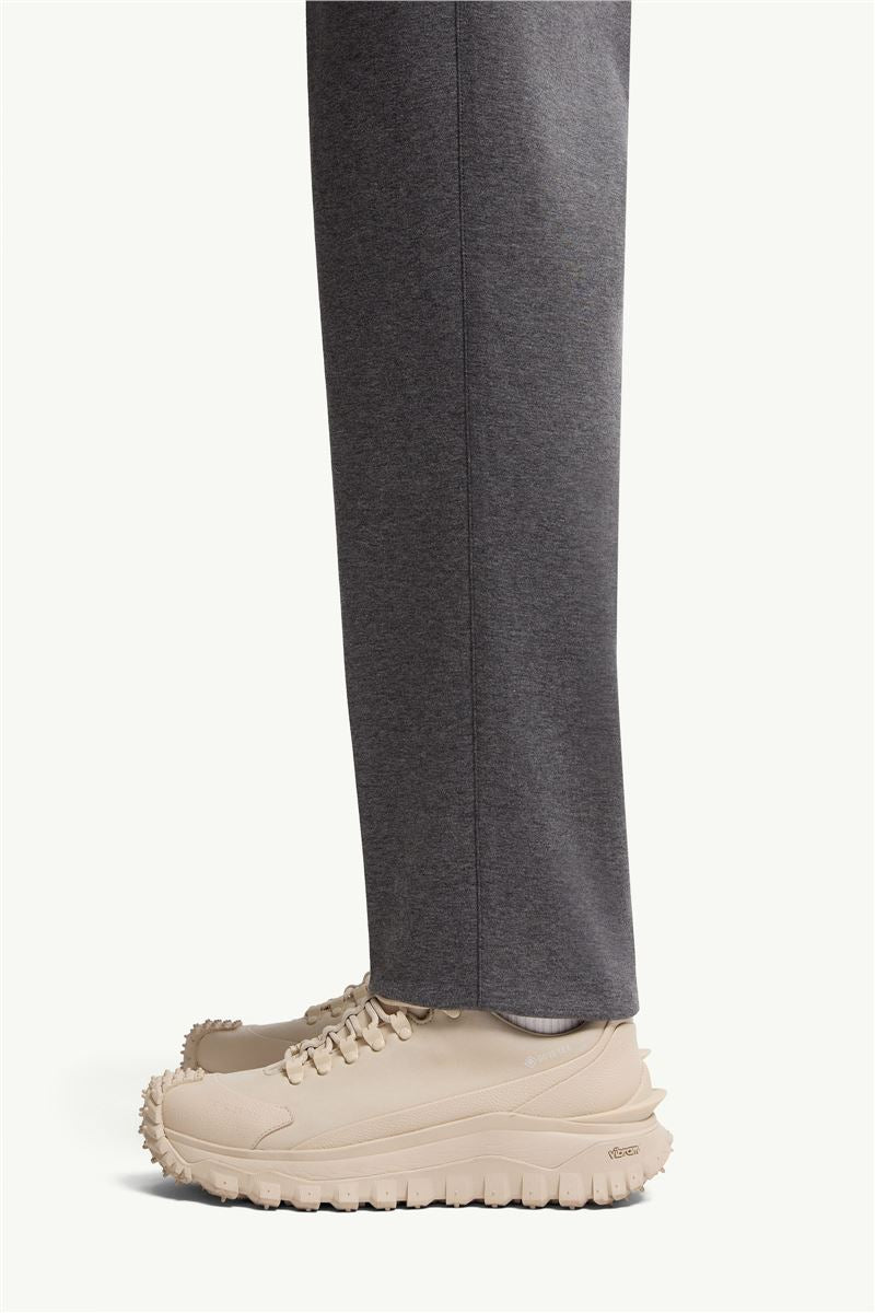cotton blend tailored trousers-MONCLER-Verso