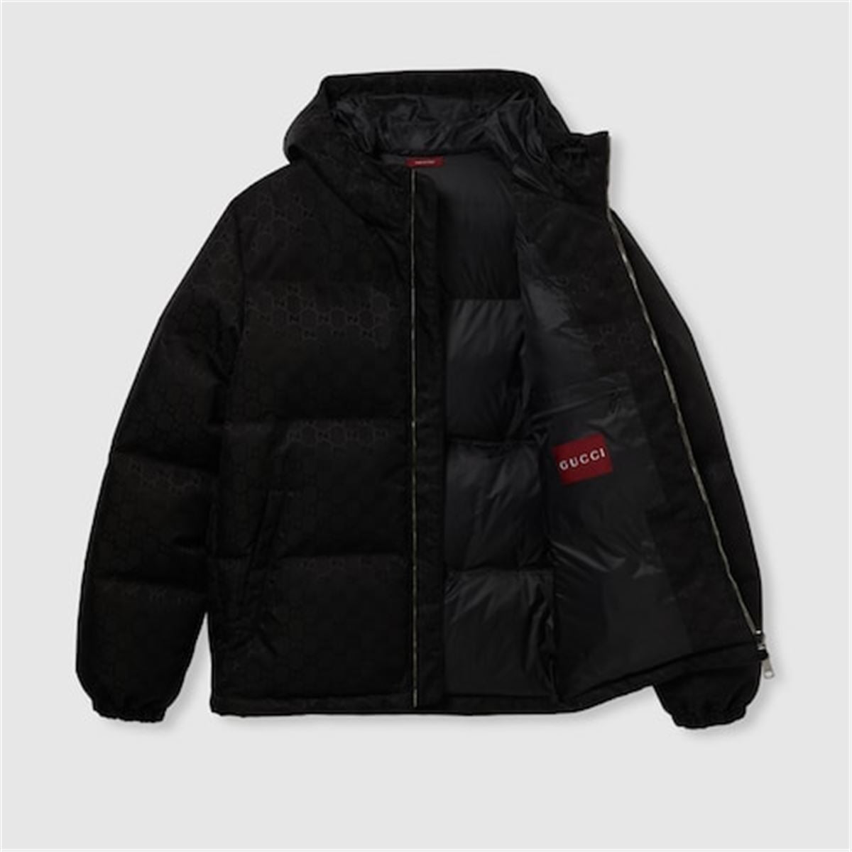 gg nylon canvas down jacket