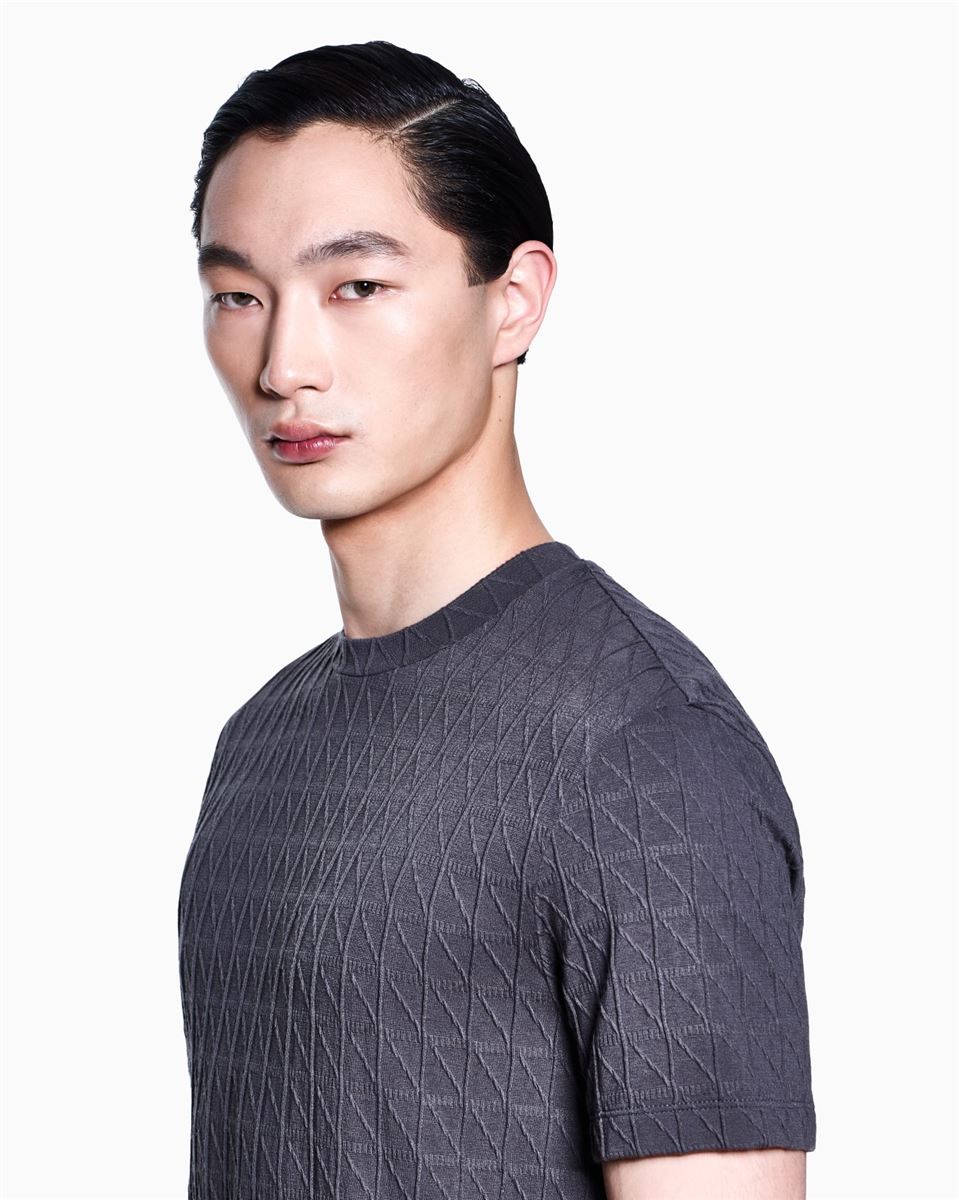 asv stretch cashmere and viscose-blend crew-neck t-shirt