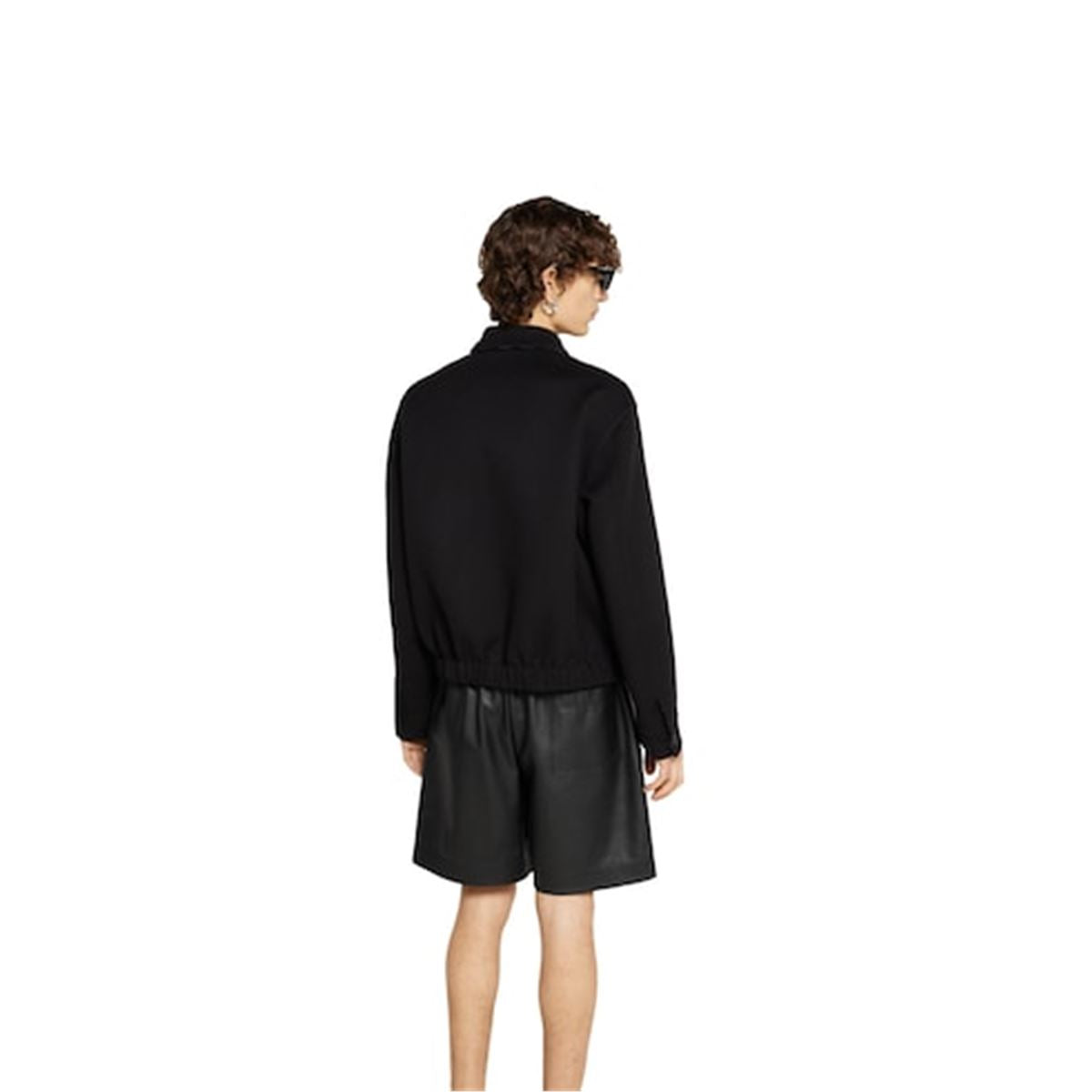 wool double zip jacket