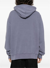 FRENCH-PRINT COTTON HOODIE