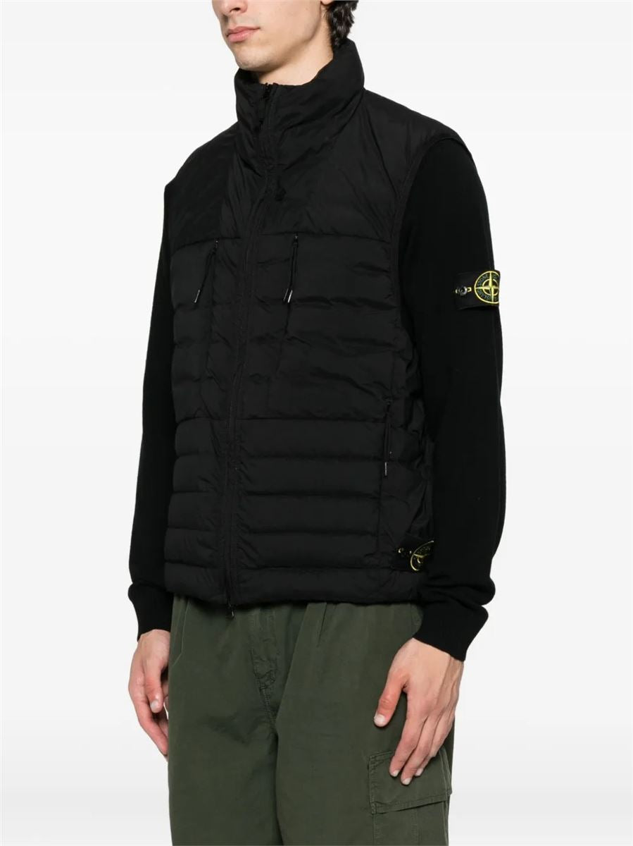 Zip quilted jacket