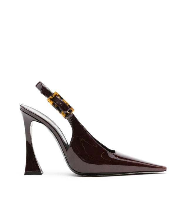 DUNE 110MM PATENT-LEATHER PUMPS