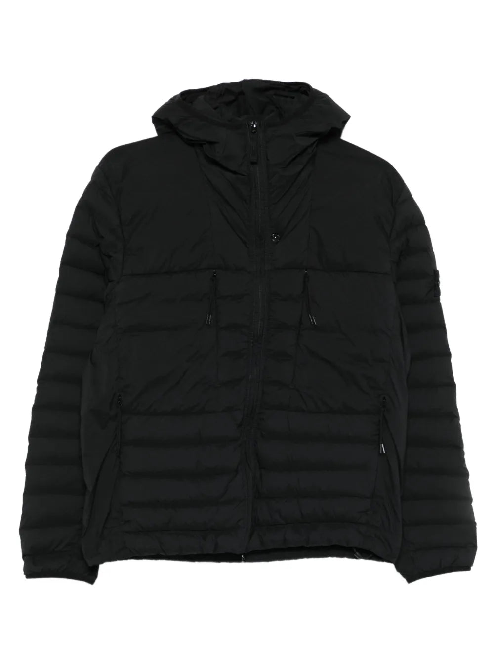 Hooded quilted jacket