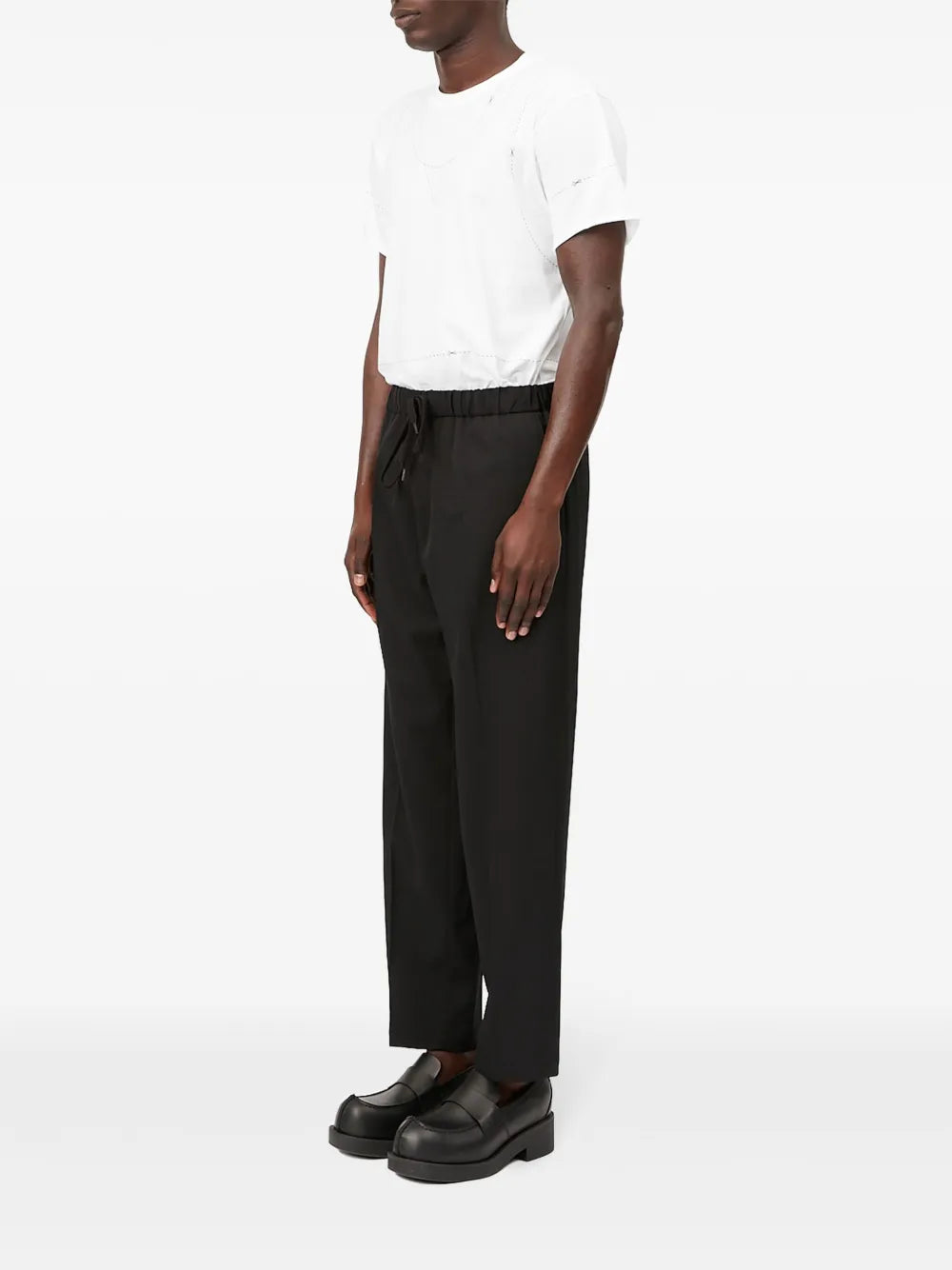 Maison margiela drawstring cropped trousers-MM6-Verso