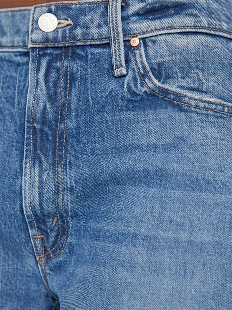 MEDIUM BLUE LOW WAIST JEANS - MOTHER - Verso