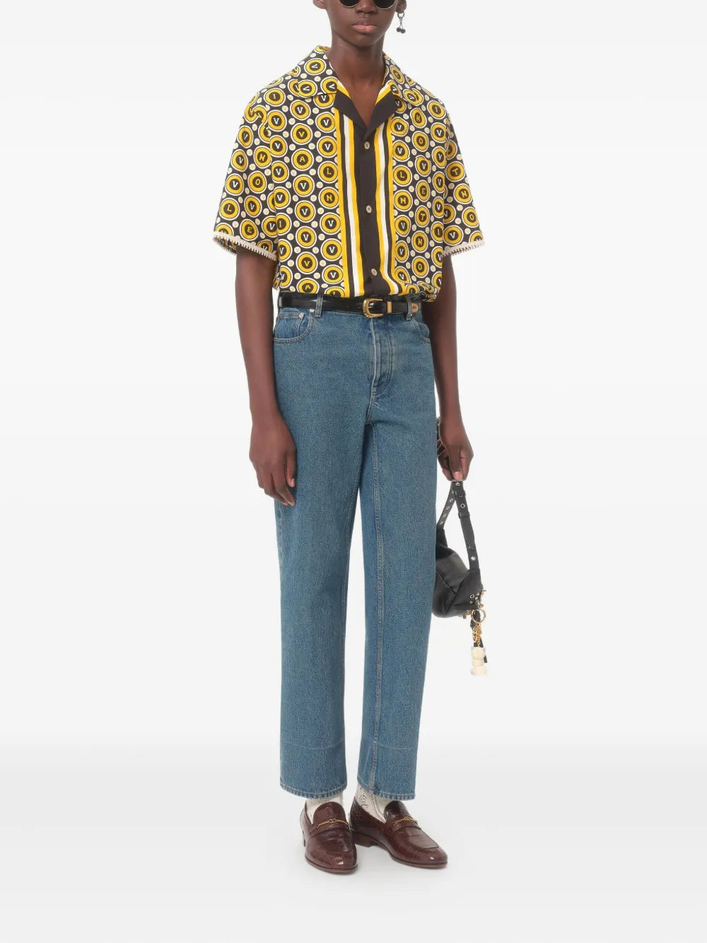 Garavani straight-leg jeans-VALENTINO-Verso