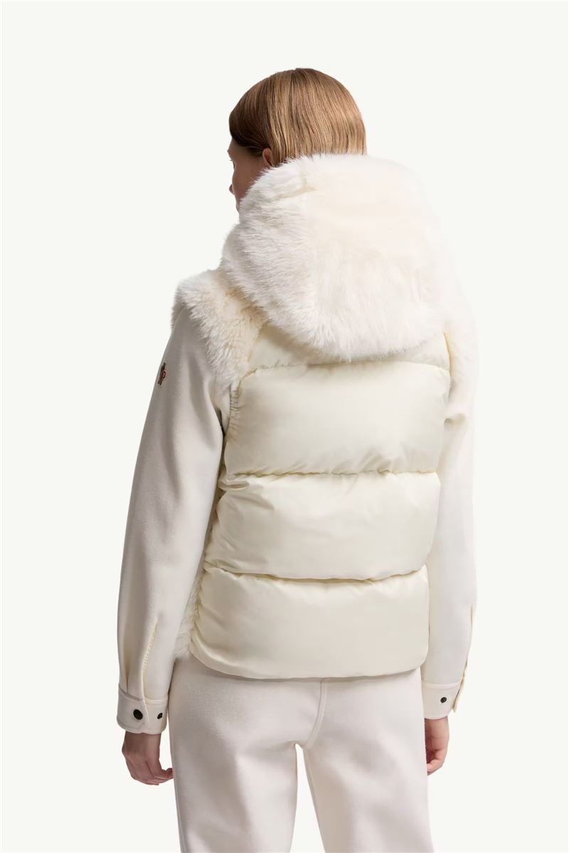 Arve hooded teddy down gilet