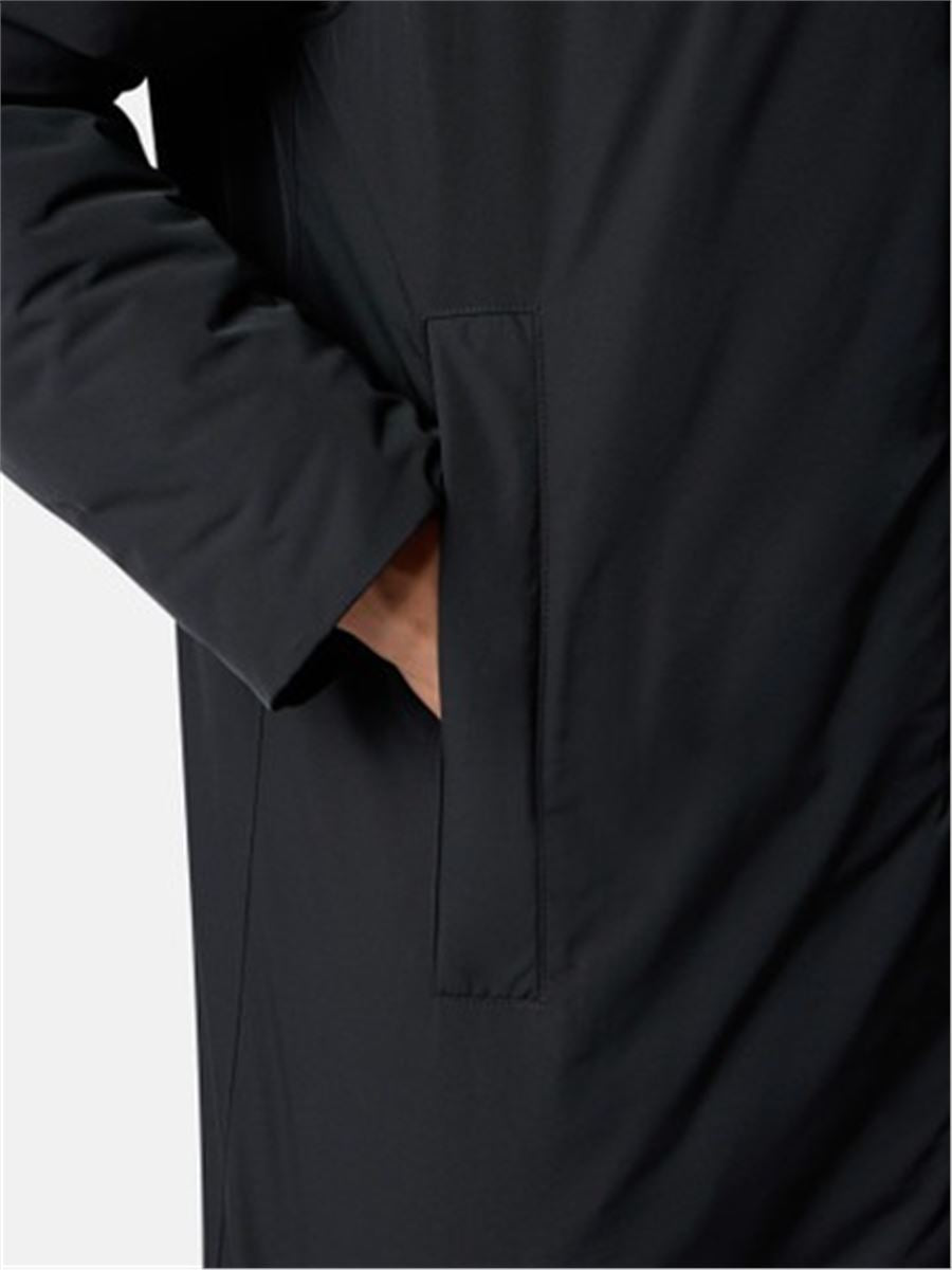 Padded car coat with anti-drop and snap pockets-STONE ISLAND-Verso