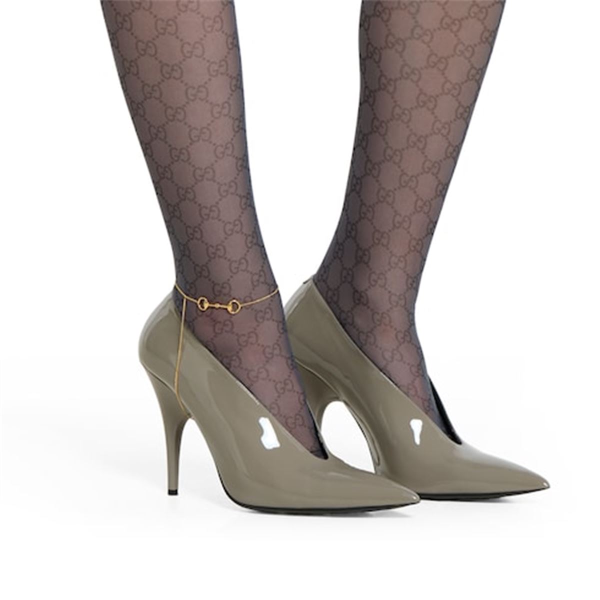 Women's gucci 97 heeled pump
