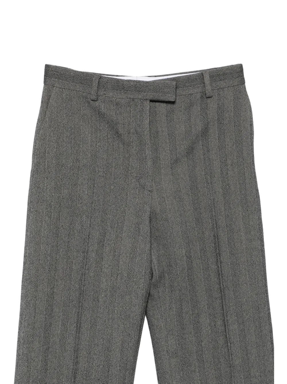 Wool-blend pants