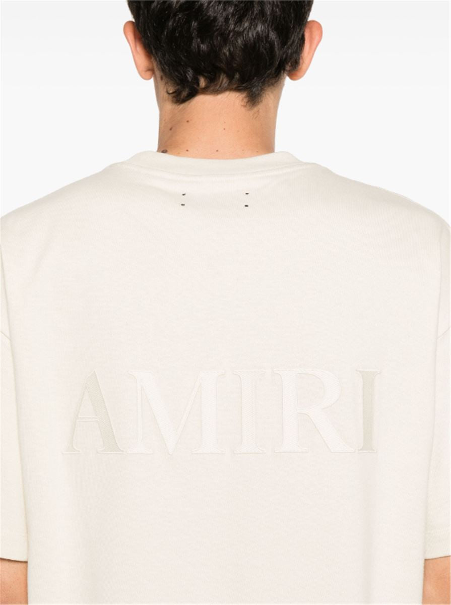 LOGO-EMBROIDERED COTTON T-SHIRT AMIRI