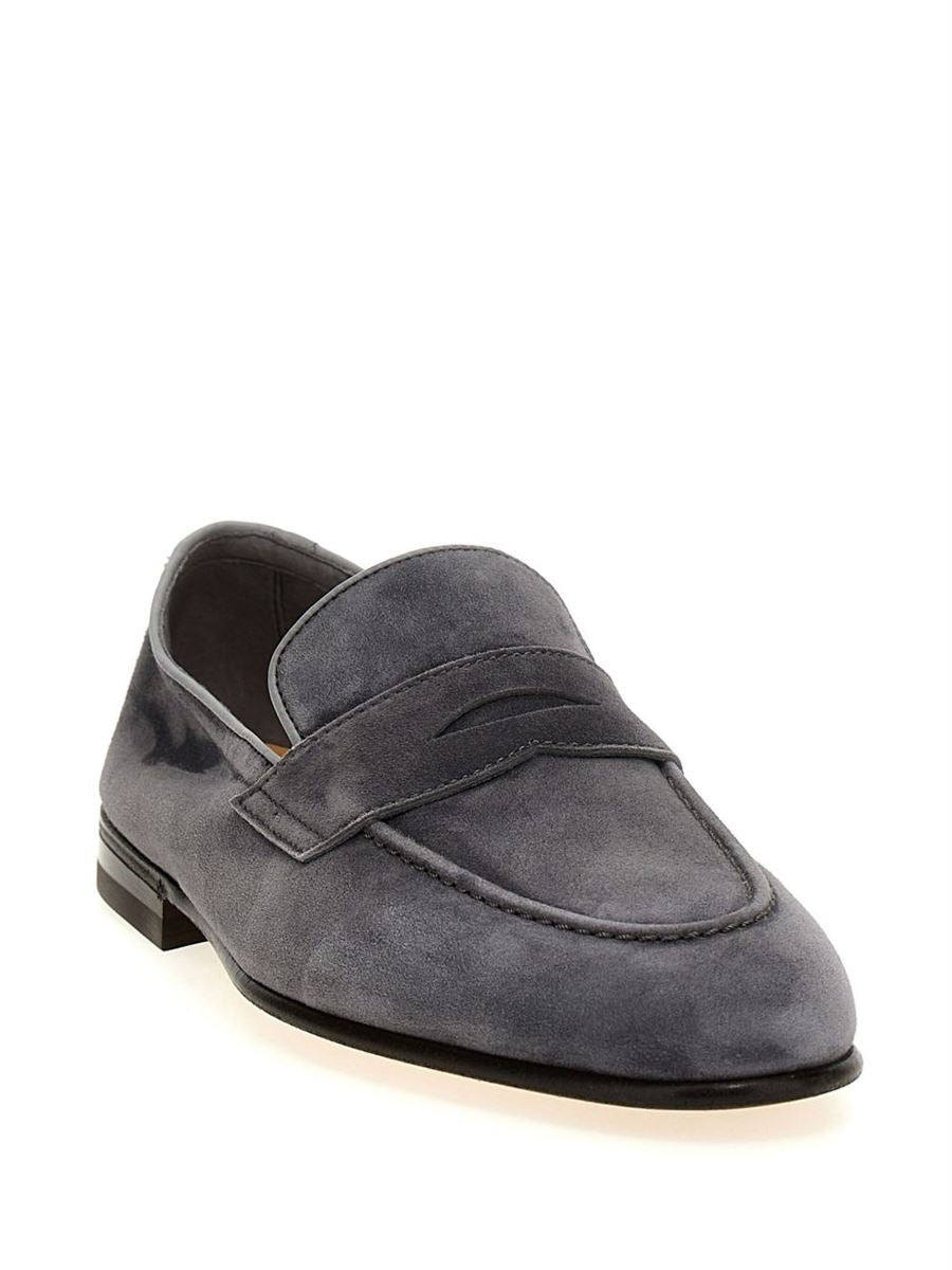 SUEDE LOAFERS - BRUNELLO CUCINELLI - Verso