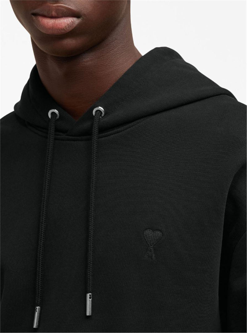 EMBROIDERED COTTON HOODIE