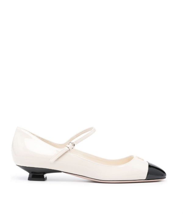 40MM PATENT-LEATHER BALLERINA SHOES