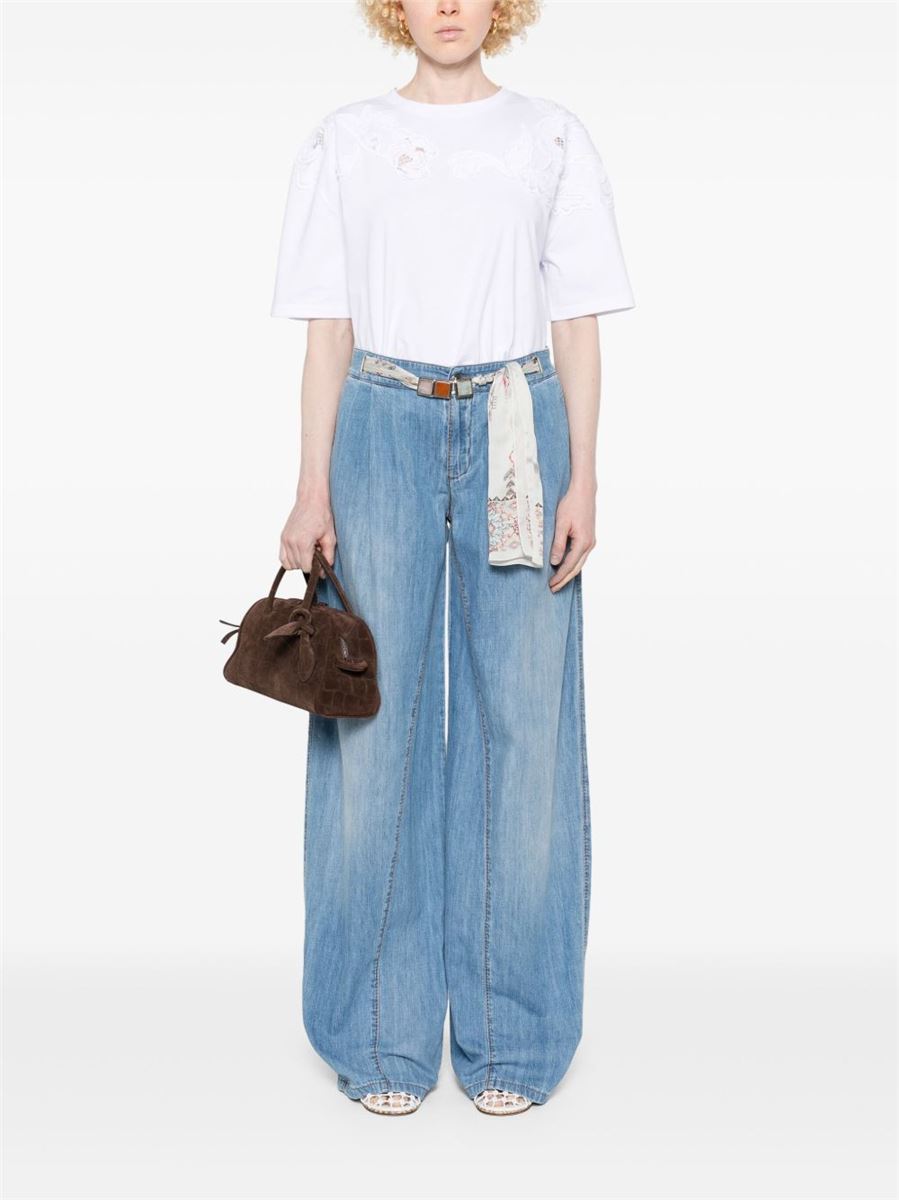 WIDE-LEG JEANS - ERMANNO SCERVINO - Verso