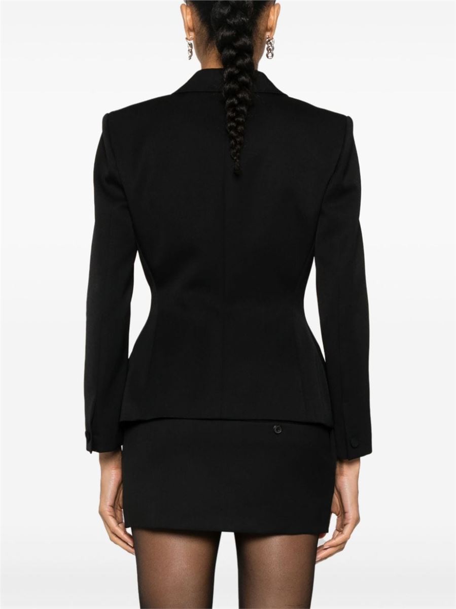 4G LIQUID-BUTTON WOOL BLAZER GIVENCHY
