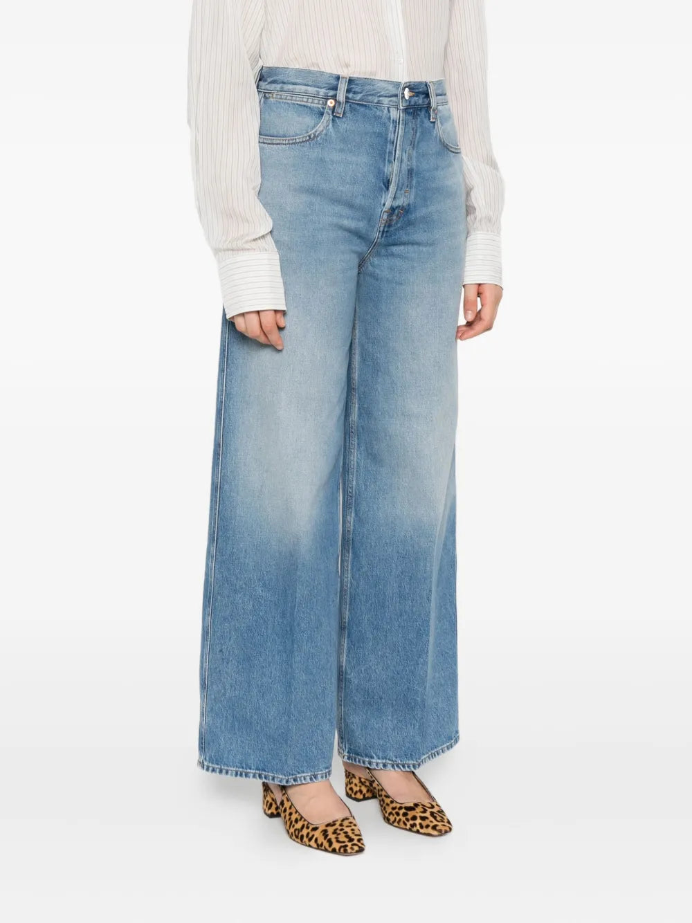 Logo-patch jeans