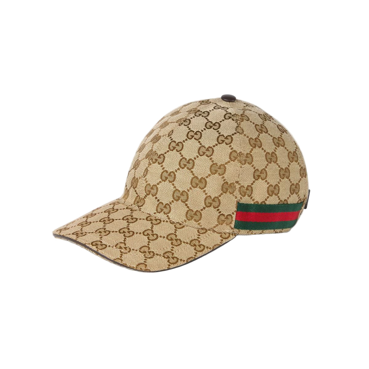 Gg canvas baseball hat with web-GUCCI-Verso