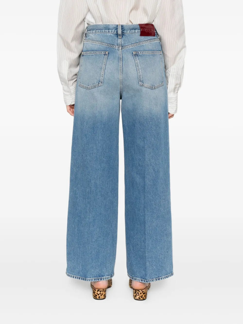 Logo-patch jeans