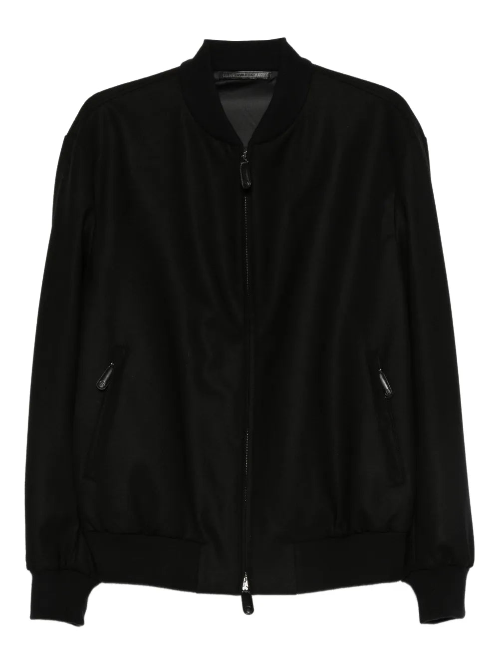 Zip-fastening bomber jacket-GIORGIO ARMANI-Verso