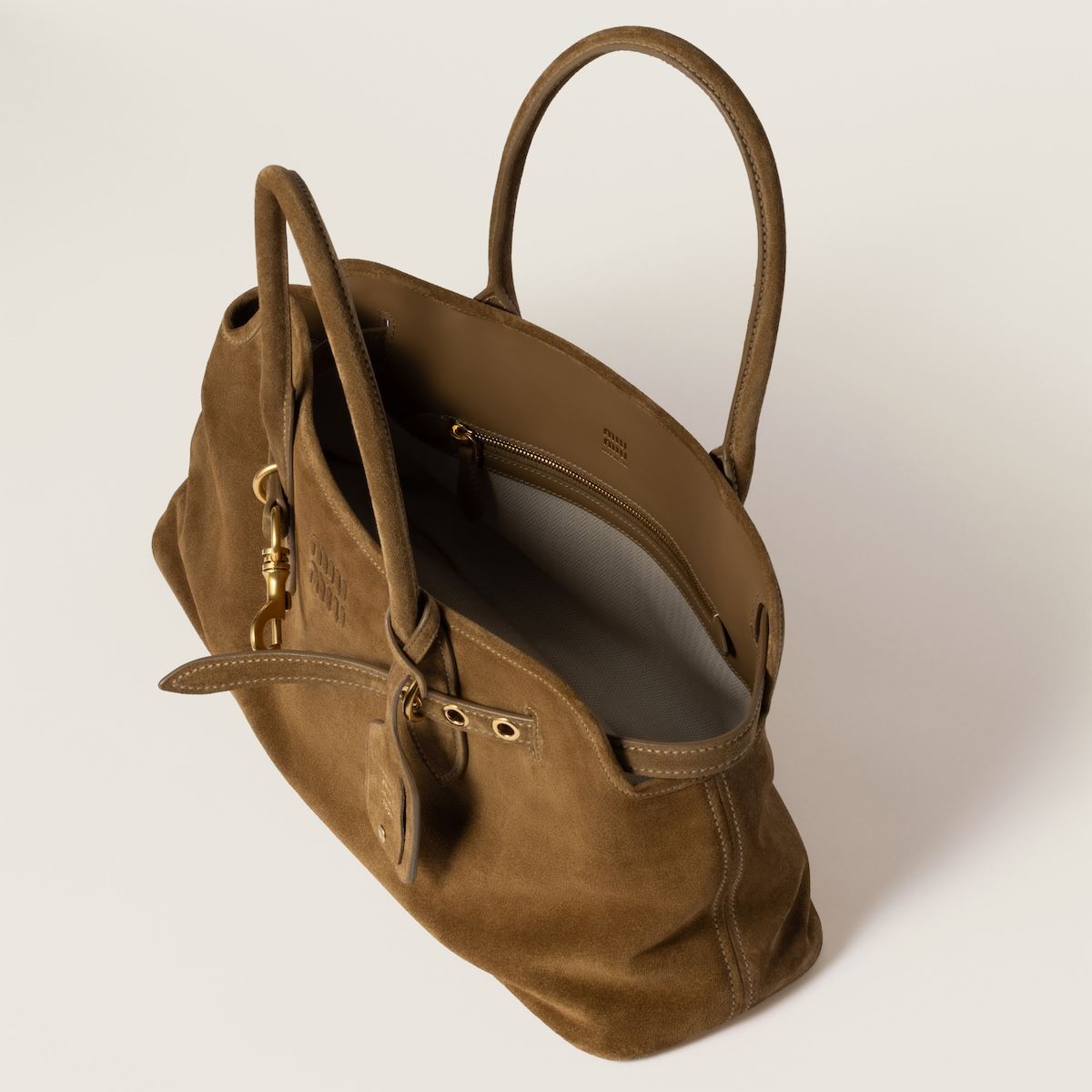 Aventure suede bag-MIU MIU-Verso