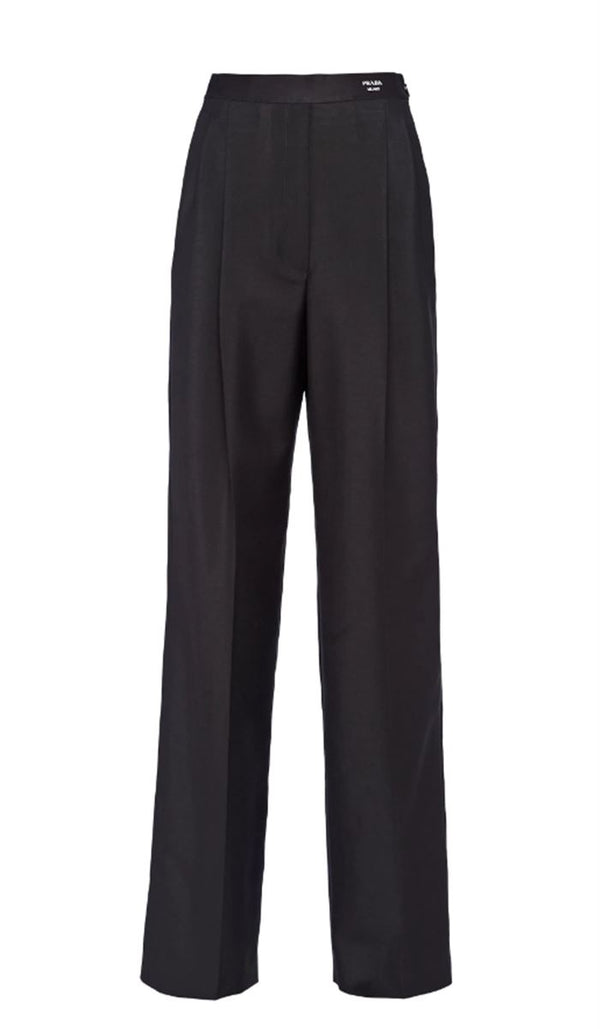KID-MOHAIR TAILORED TROUSERS