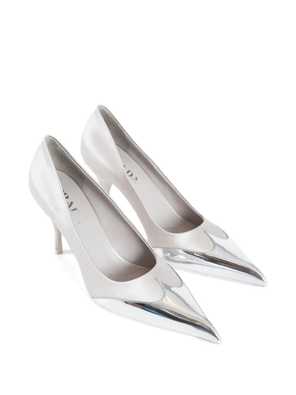 85mm leather heeled pumps-PRADA-Verso