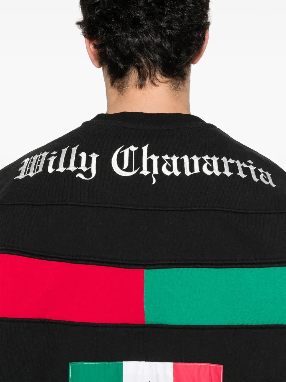 Adidas x willy chavarria eagle-graphic crew-neck sweatshirt