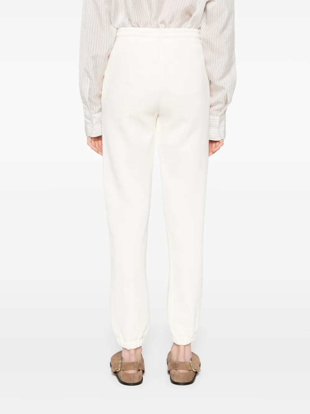 Logo-patch pants