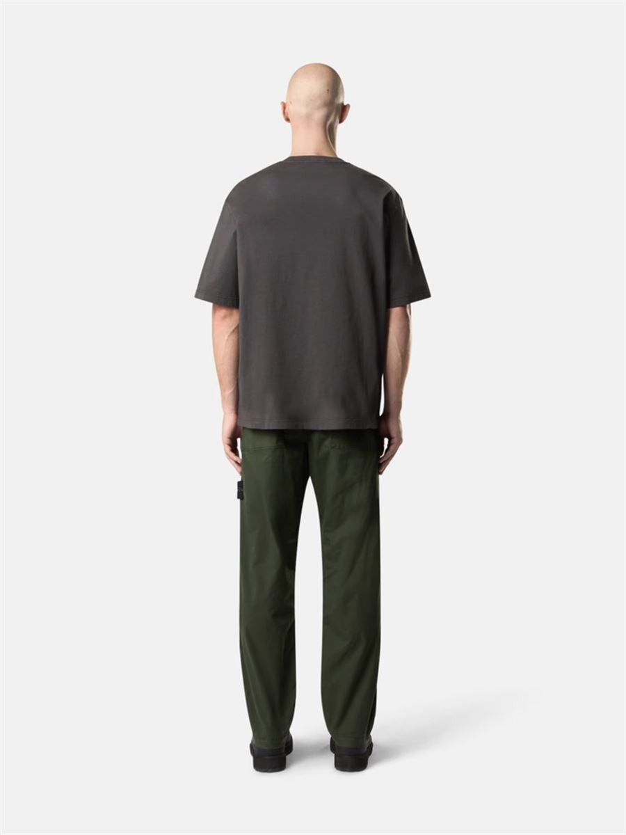 Regular-fit short-sleeve t-shirt with compass patch