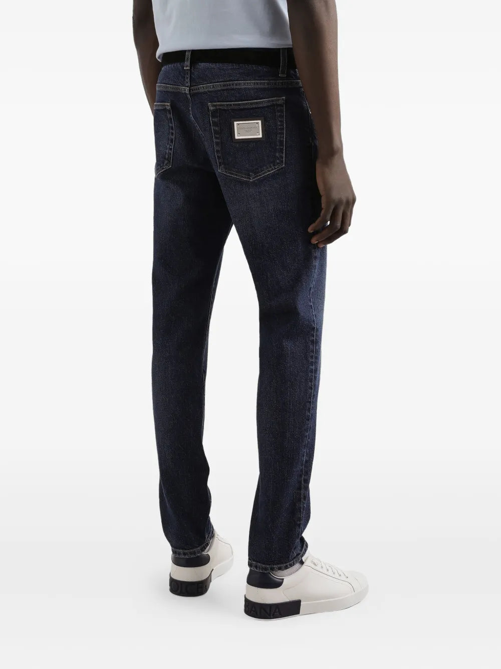 Logo-plaque jeans