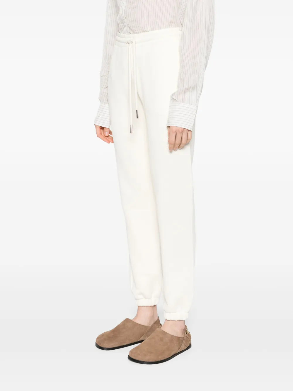 Logo-patch pants