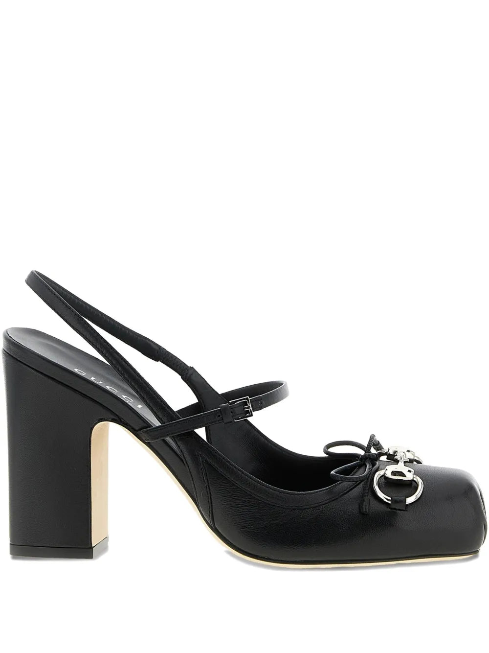 95mm metal-clamp pumps-GUCCI-Verso