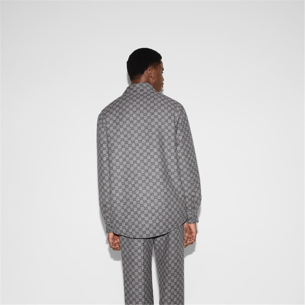 GG FLANNEL OVERSHIRT - GUCCI - Verso