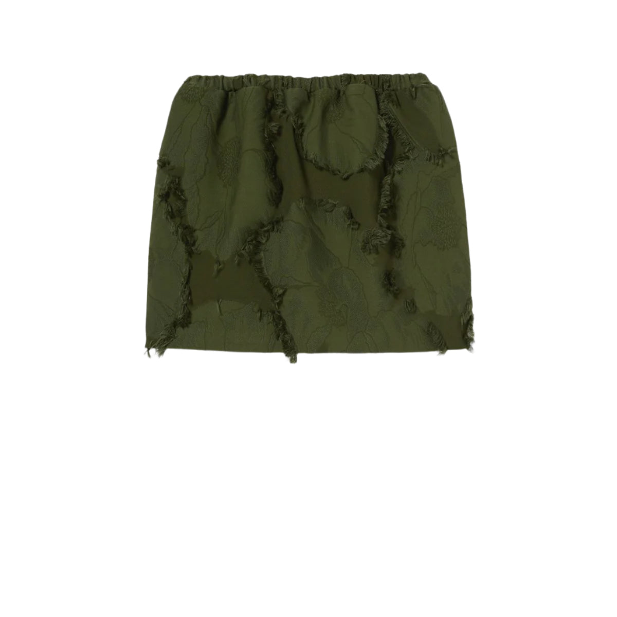 WOOL BLEND FIL COUPÉ MINI SKIRT - GUCCI - Verso