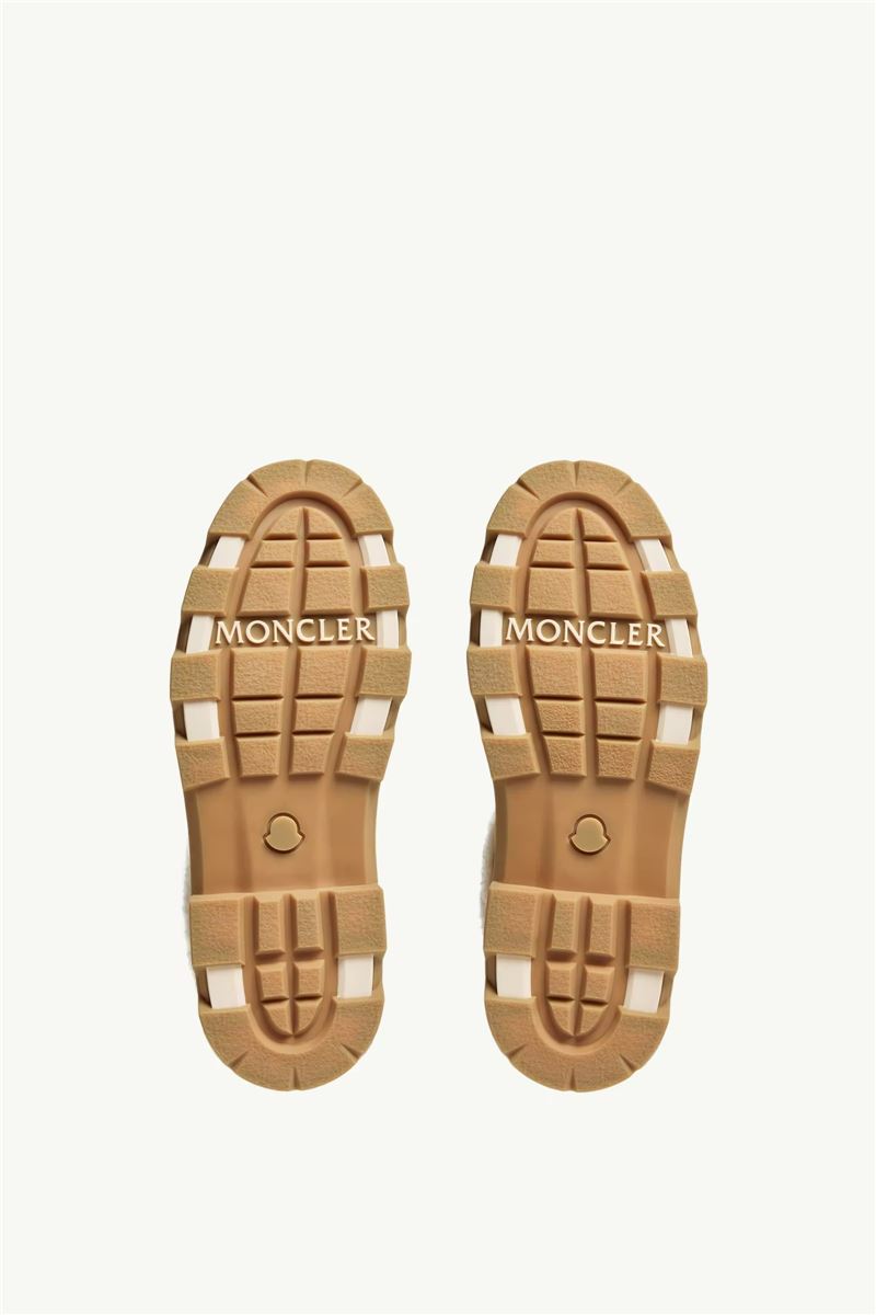 Aurea mid suede & shearling boots-MONCLER-Verso