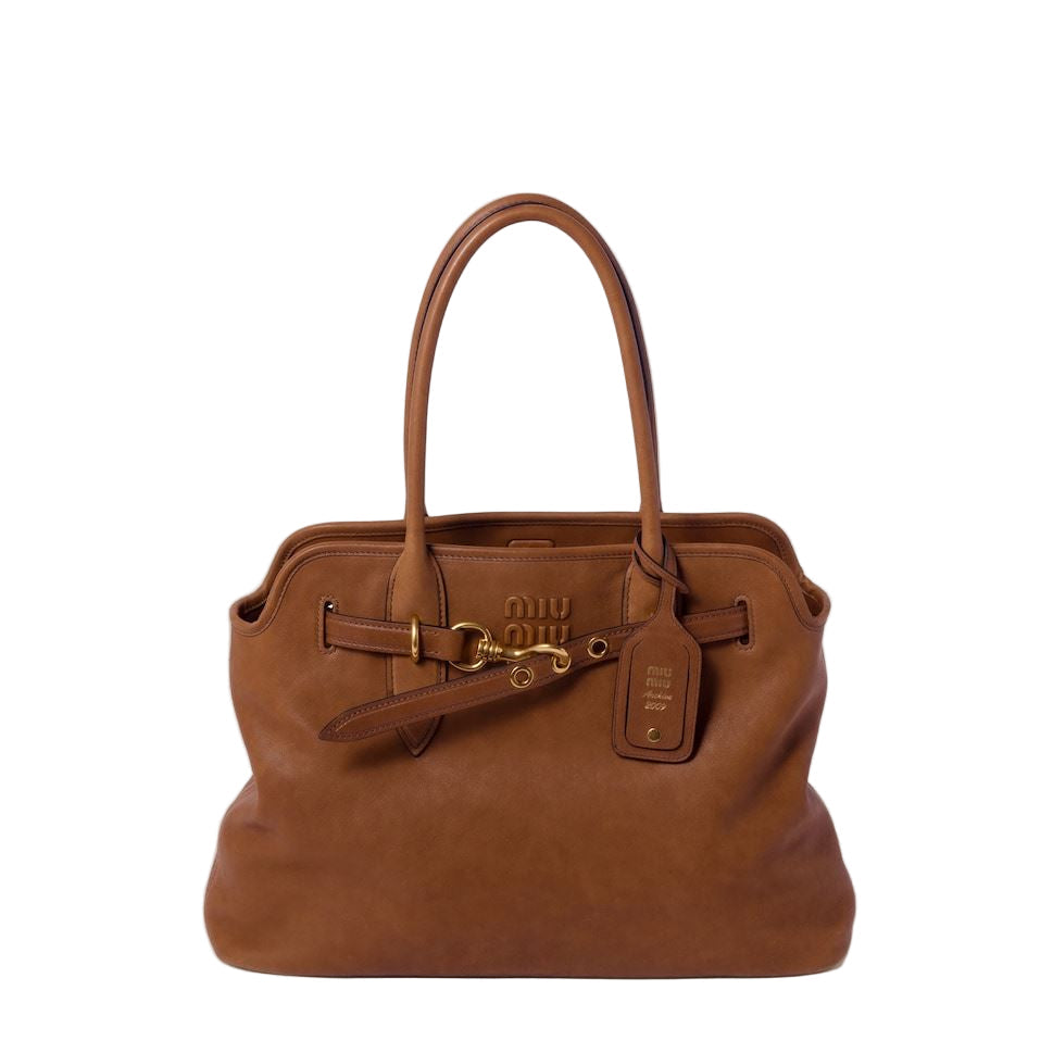 Aventure nappa leather bag-MIU MIU-Verso