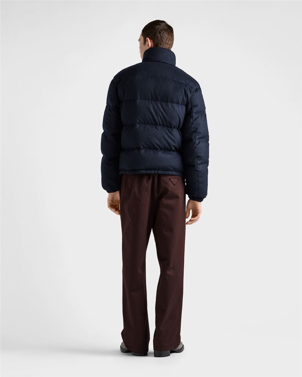 medium-weight cashmere down jacket-PRADA-Verso