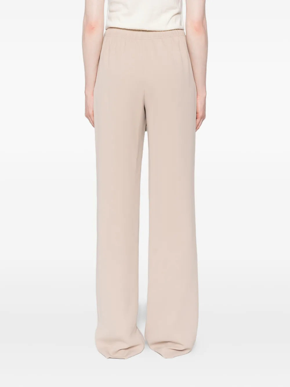 Drawstring wide-leg trousers