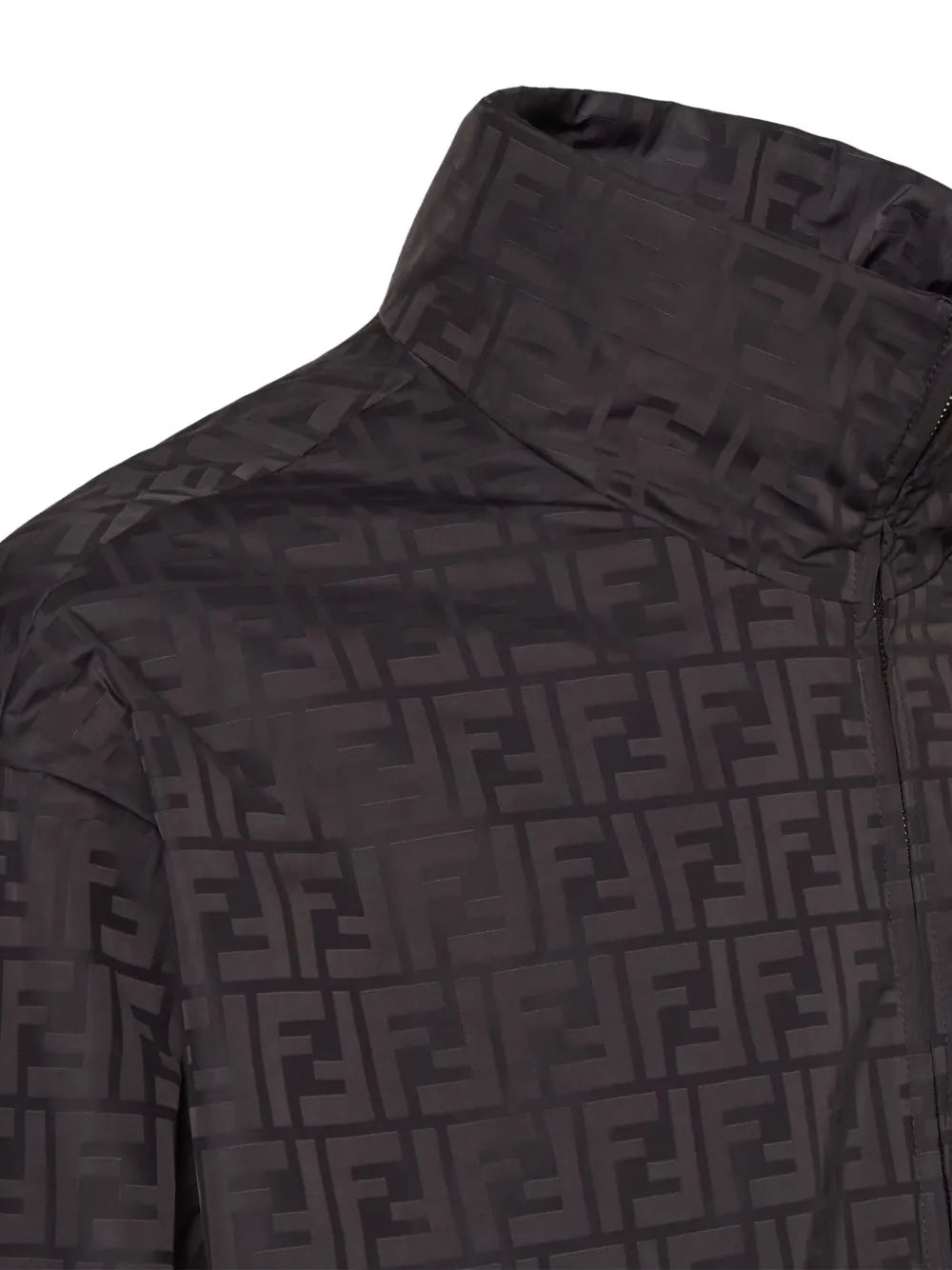 Zip ff-motif bomber jacket-FENDI-Verso