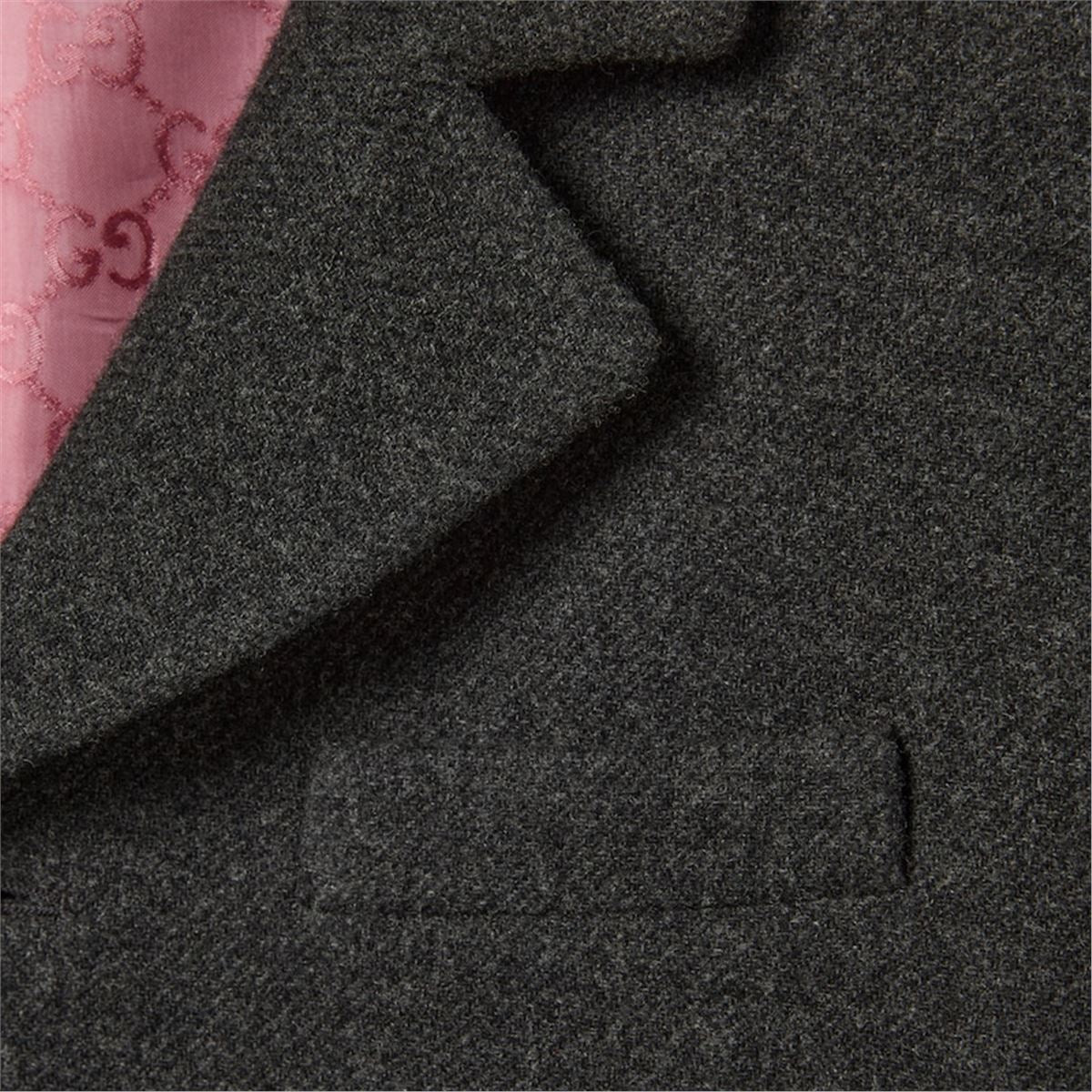 Heavy wool flannel jacket-GUCCI-Verso