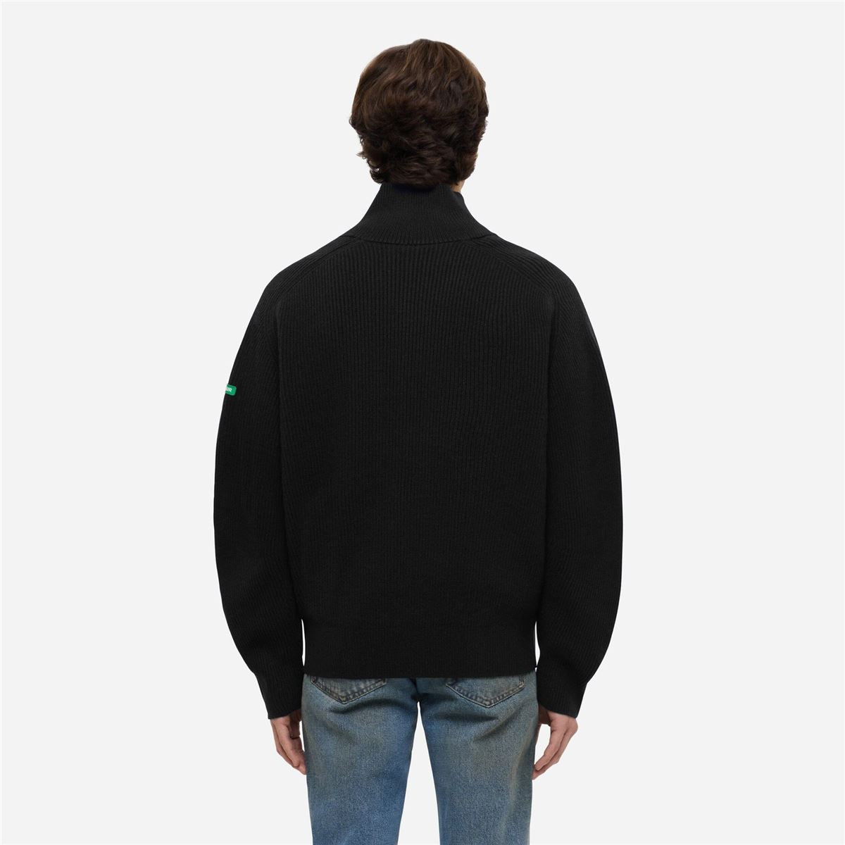 badge knit cardigan-FLANEUR-Verso
