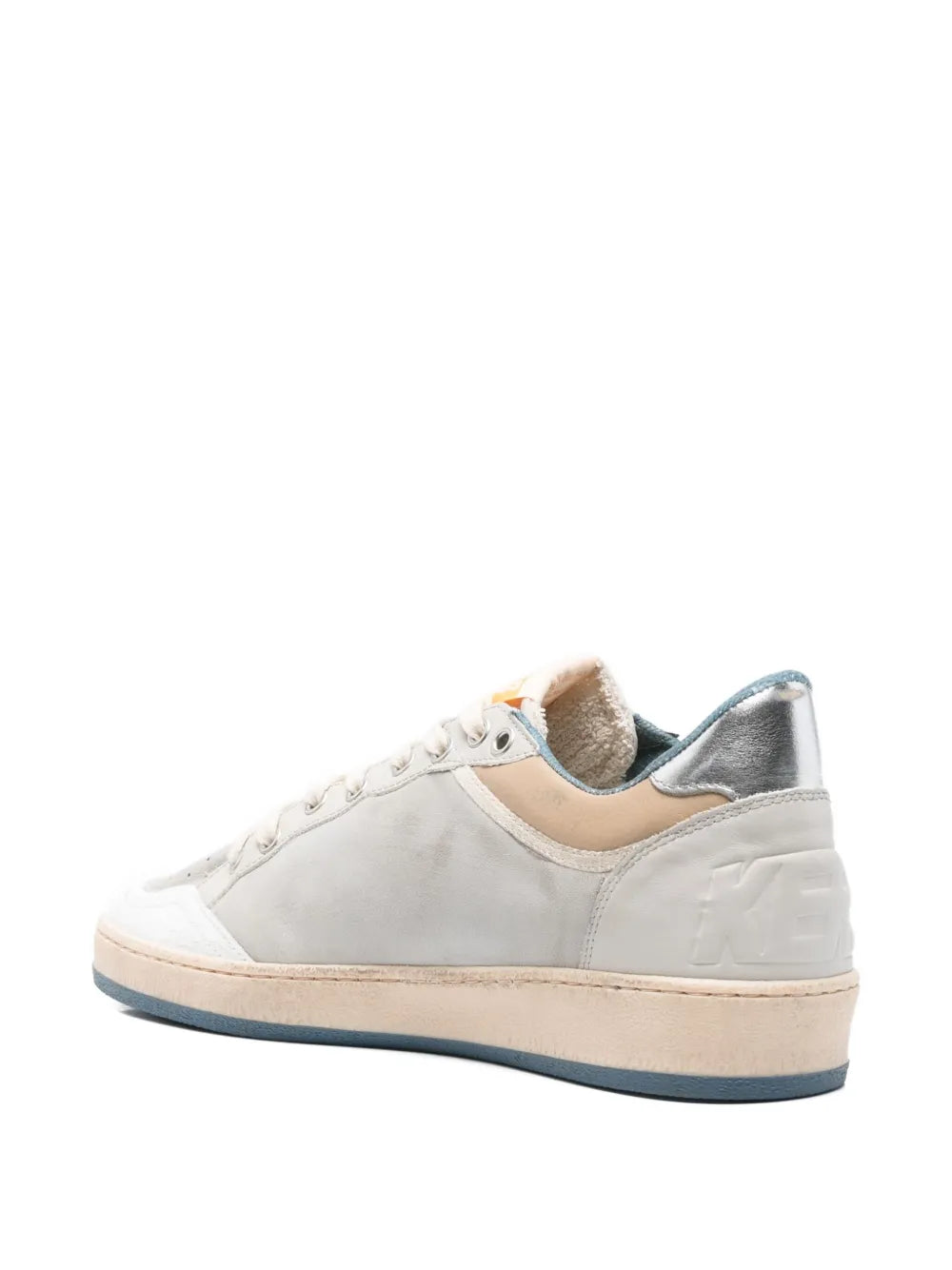 Ball star leather sneakers-GOLDEN GOOSE-Verso