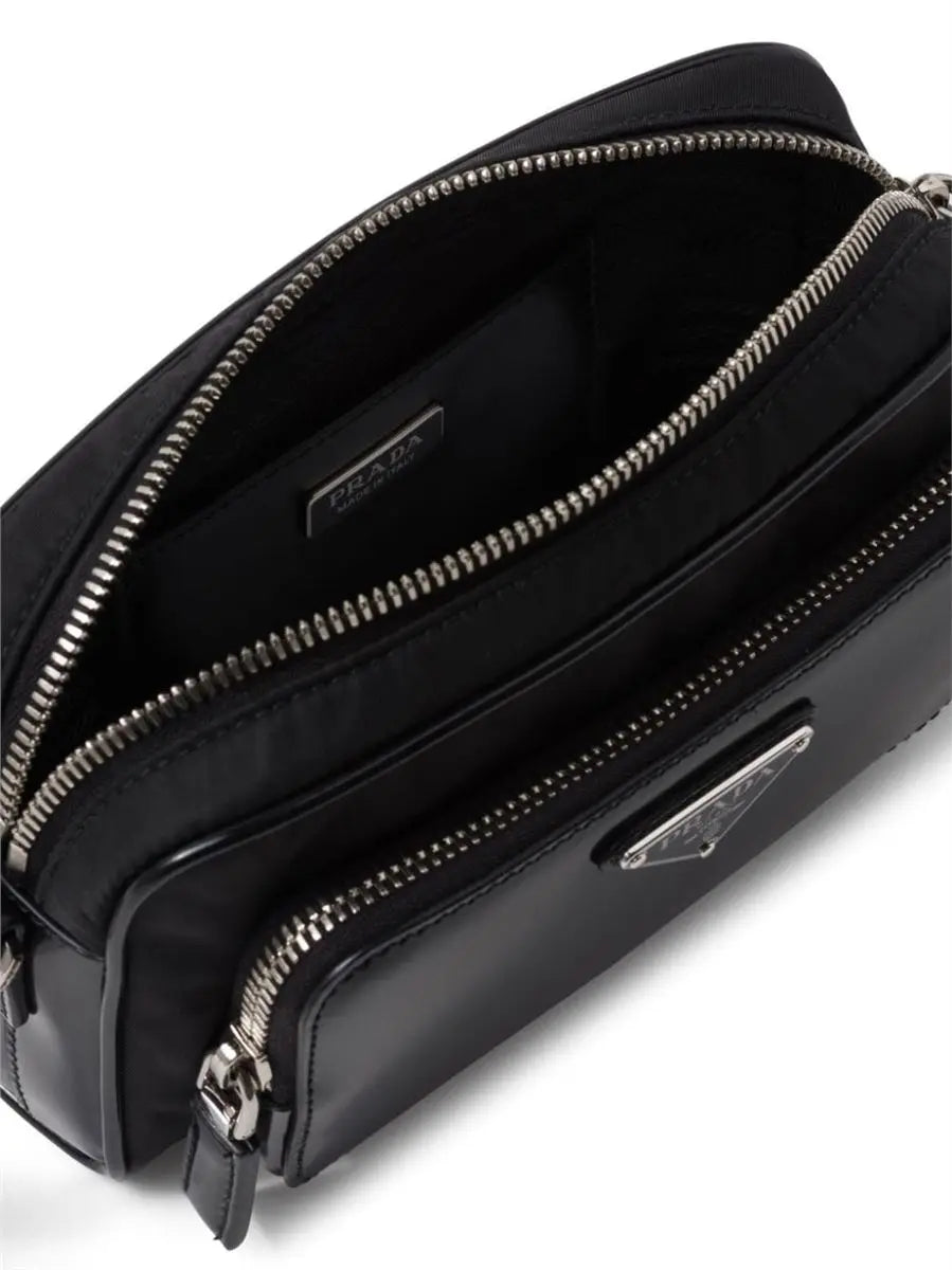 BANDOLERA TRIANGLE-LOGO MESSENGER BAG PRADA